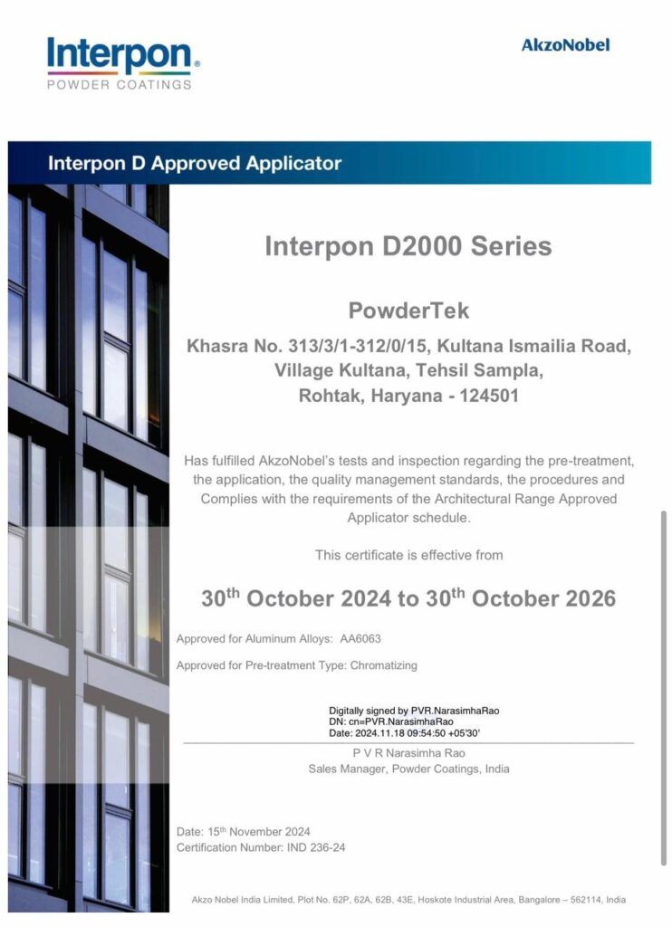 Interpon Certified Applicator