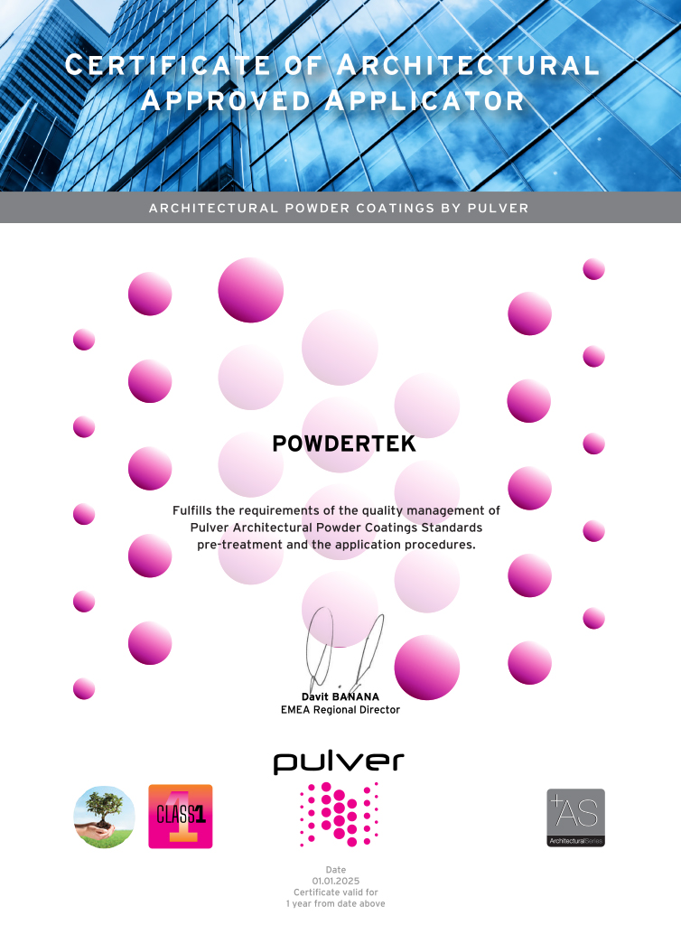 Pulver Class-1 Certified Applicator